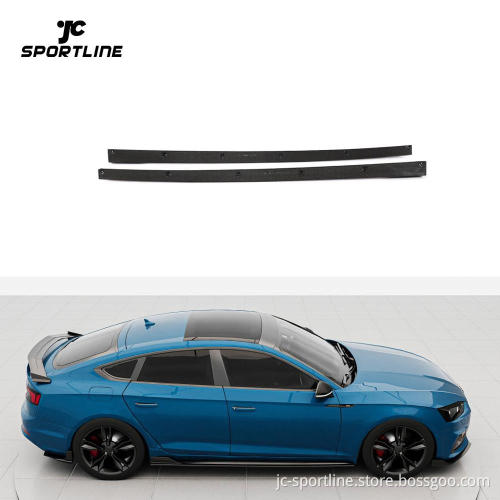 Carbon Fiber Side Skirts Extension for Audi A5 S Line/S5 Sportback 4-Door (2017-2019)